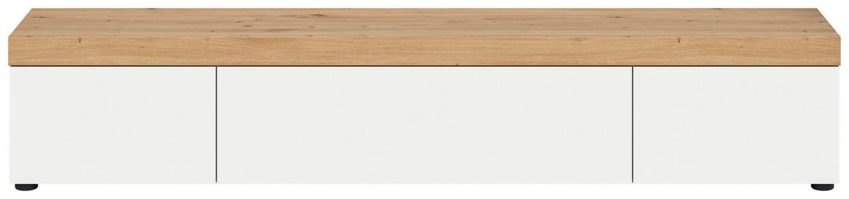 Lowboard RUDA Artisan Oak Nachbildung weiß B/H/T: ca. 180x34x33 cm RUDA - weiß (180,00/34,00/33,00cm) - xonox.home