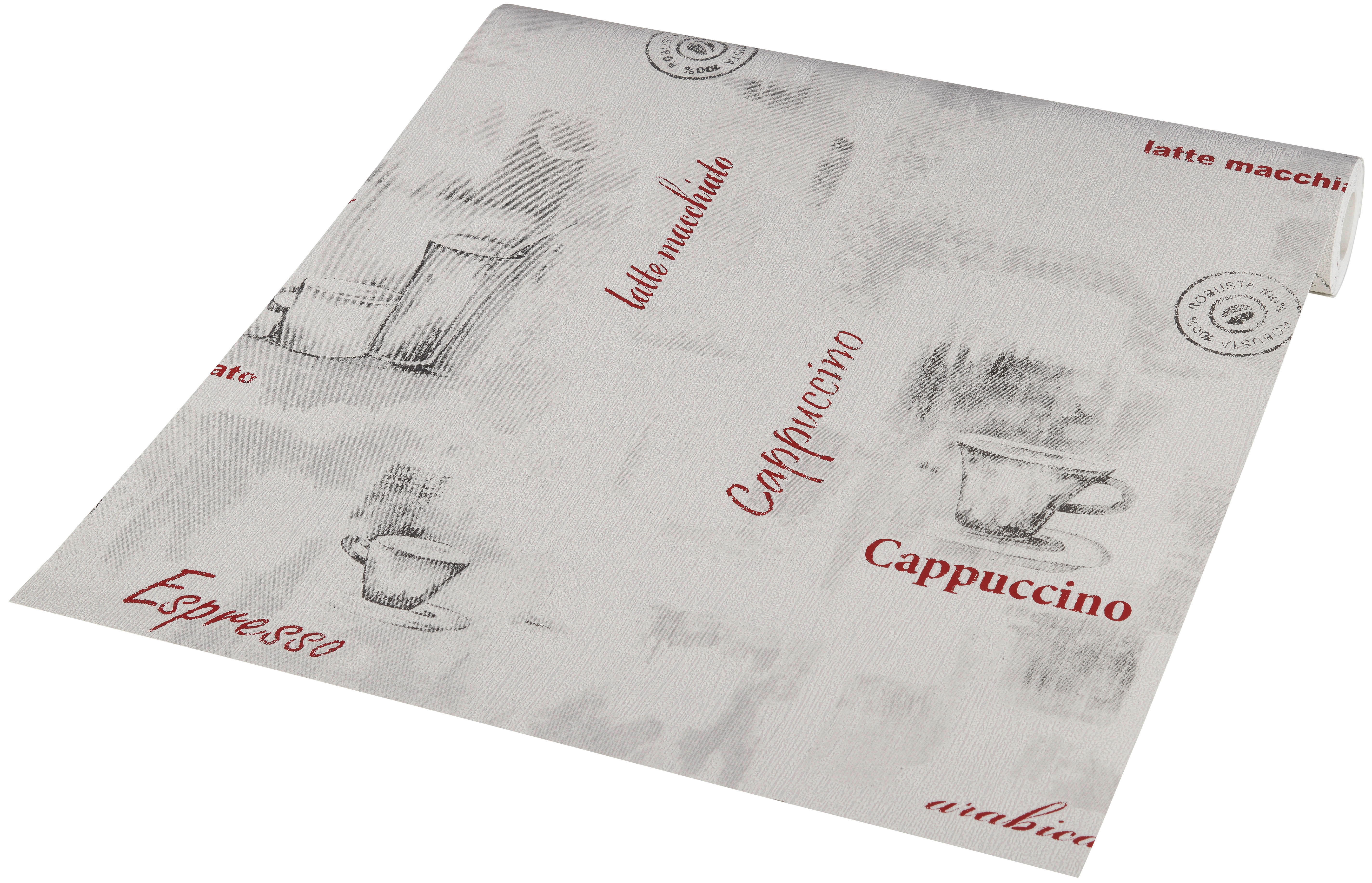 Vliestapete Kaffee grau B/L: ca. 53x1005 cm Vliestapete_13382-20 VW15 - grau (53,00/1005,00cm)