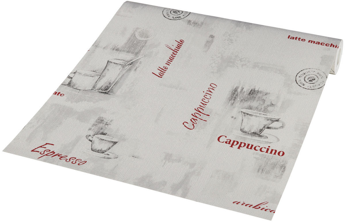 Vliestapete Kaffee grau B/L: ca. 53x1005 cm Vliestapete_13382-20 VW15 - grau (53,00/1005,00cm)