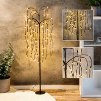 LED-Baum schwarz LED-Baum_Weide - schwarz