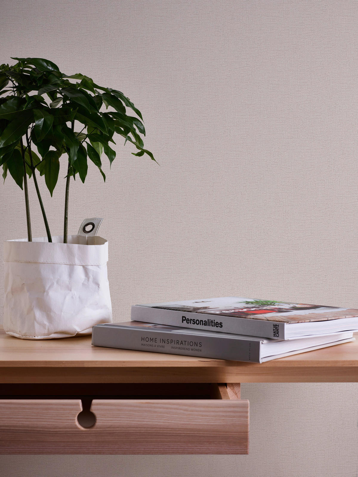 A.S.Creation Vliestapete Attractive Uni beige B/L: ca. 53x1005 cm Attractive - beige (53,00/1005,00cm) - A.S.Creation