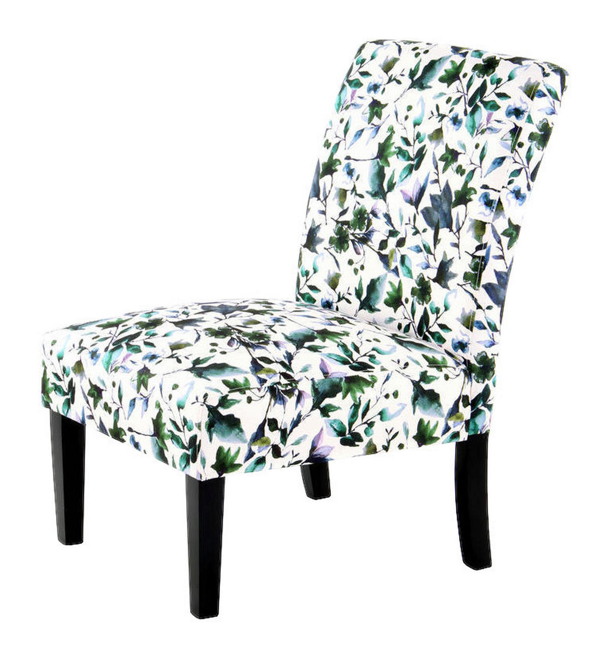 Stuhl Indira 100 grün weiß Microfaser Microfaser B/H/T: ca. 55x92x77 cm Indira 100 - weiß/schwarz (55,00/92,00/77,00cm) - 360 Living
