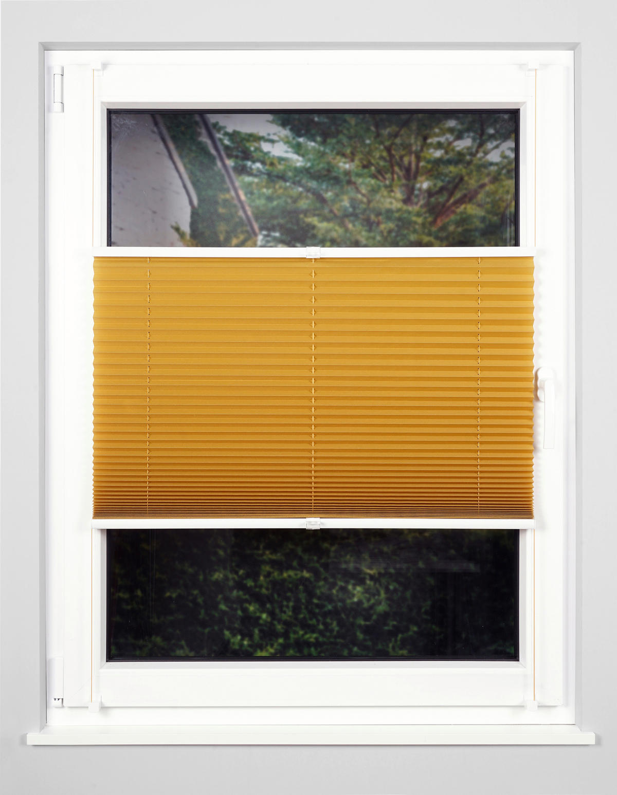 Hochwertiges Klemmplissee gold B/L: ca. 50x130 cm Hochwertiges_Klemmplissee_Free - gold/ocker (50,00/130,00cm)