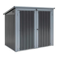 Westmann Mülltonnenbox 5x3 anthrazit B/H/T: ca. 158x134x101 cm 5x3 - anthrazit (158,00/134,00/101,00cm) - Westmann