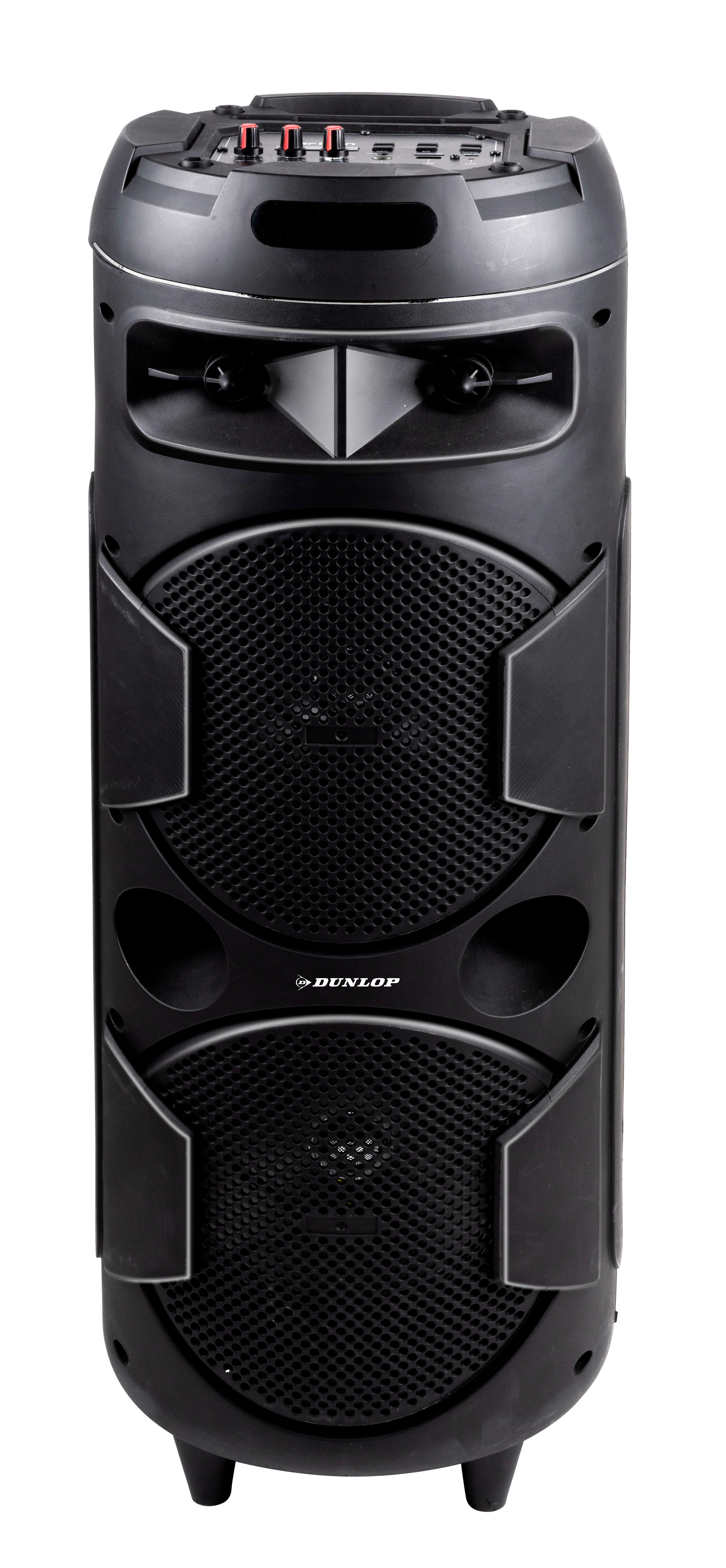 Dunlop Lautsprecher MW-538 schwarz Bluetooth-Partylautsprecher_MW-538 - schwarz - Dunlop