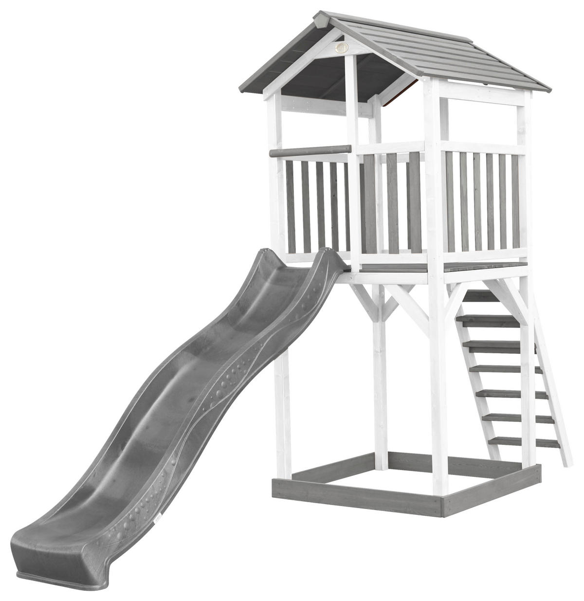 AXI Spielturm Beach Tower grau B/H/L: ca. 111x242x349 cm Beach Tower - grau (349,00/111,00/242,00cm) - AXI