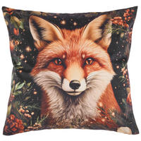 Dekokissen Dekokissen_Shortplush Fuchs - braun/schwarz (45,00/45,00cm)