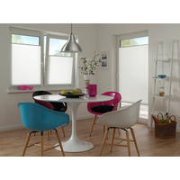 Boviva Spannplissee weiß B/L: ca. 40x130 cm Plissee-uni_TL - weiß (40,00/130,00cm) - Boviva