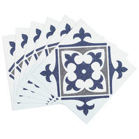 d-c-fix Wandfliese selbstklebend blau B/L: ca. 15,25x15,25 cm Wandfliesen_d-c-fix_selbstklebend - blau/weiß (15,25/15,25cm) - d-c-fix