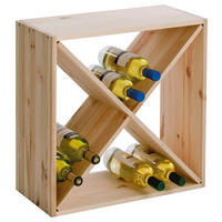 Zeller Weinregal natur Bambus B/H/L: ca. 25x52x52 cm Weinregal - natur (52,00/25,00/52,00cm) - Zeller