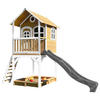 AXI Spielhaus Sarah braun B/H/L: ca. 370x291x191 cm Sarah - braun/weiß (191,00/370,00/291,00cm) - AXI