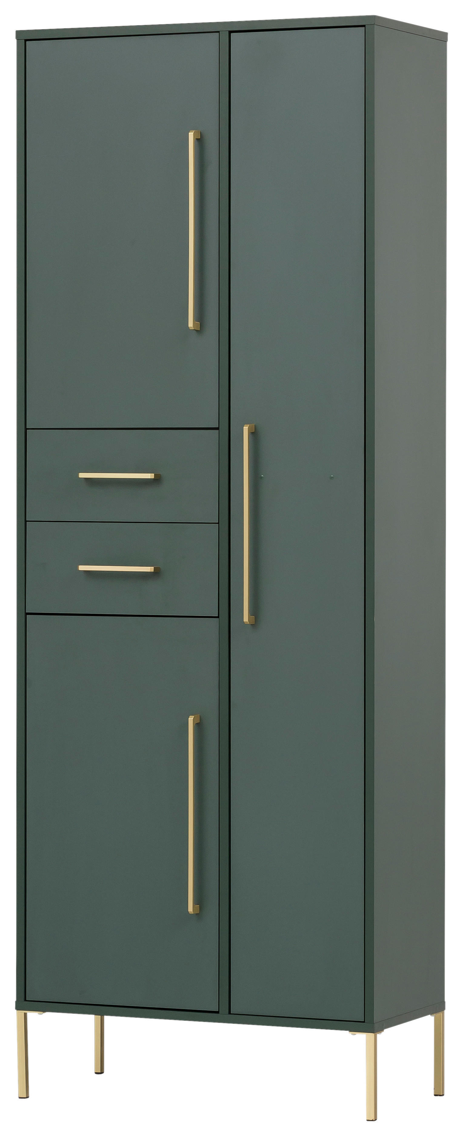 Hochschrank Kent waldgrün B/H/T: ca. 67,1x183,4x33,1 cm Kent - waldgrün (67,10/183,40/33,10cm) - Möbelpartner
