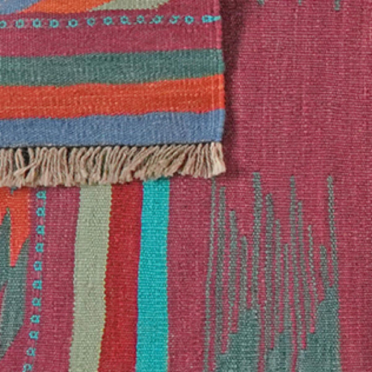 PersaTepp Teppich Kelim Gashgai multicolor B/L: ca. 63x212 cm Kelim Gashgai - multicolor (63,00/212,00cm) - PersaTepp