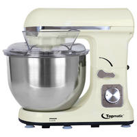 Topmatic Knetmaschine PKM-1400.2 beige Edelstahl Kunststoff ca. 5 l Knetmaschine 5l PKM-1400.2 - beige (5,00l) - Topmatic