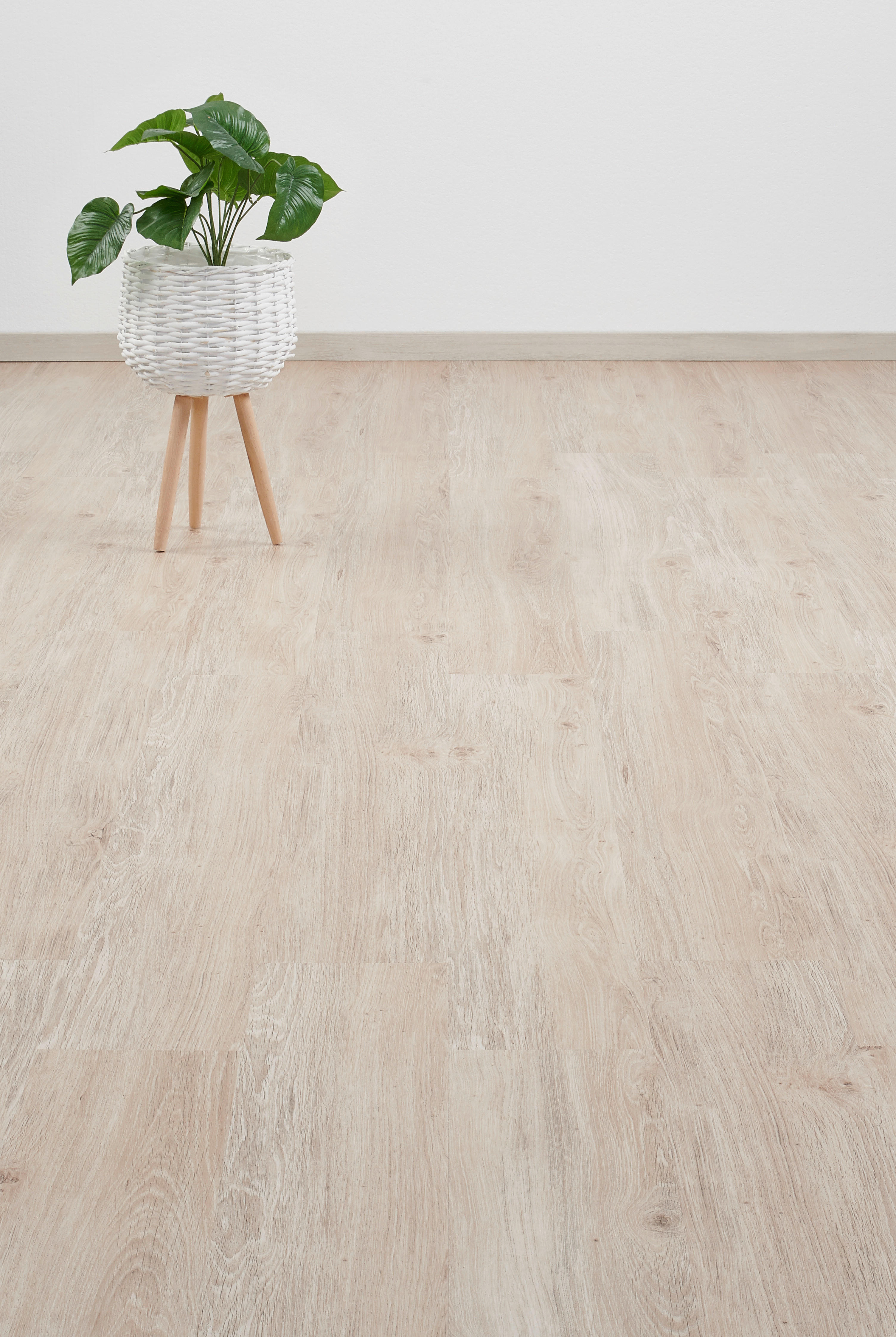 Click-Vinylboden Diele hell ca. 2,17 m² im Paket  B/L: ca. 17,78x121,92 cm pro Paket Diele hell ca. 2,17 m² im Paket - (17,78/121,92cm)