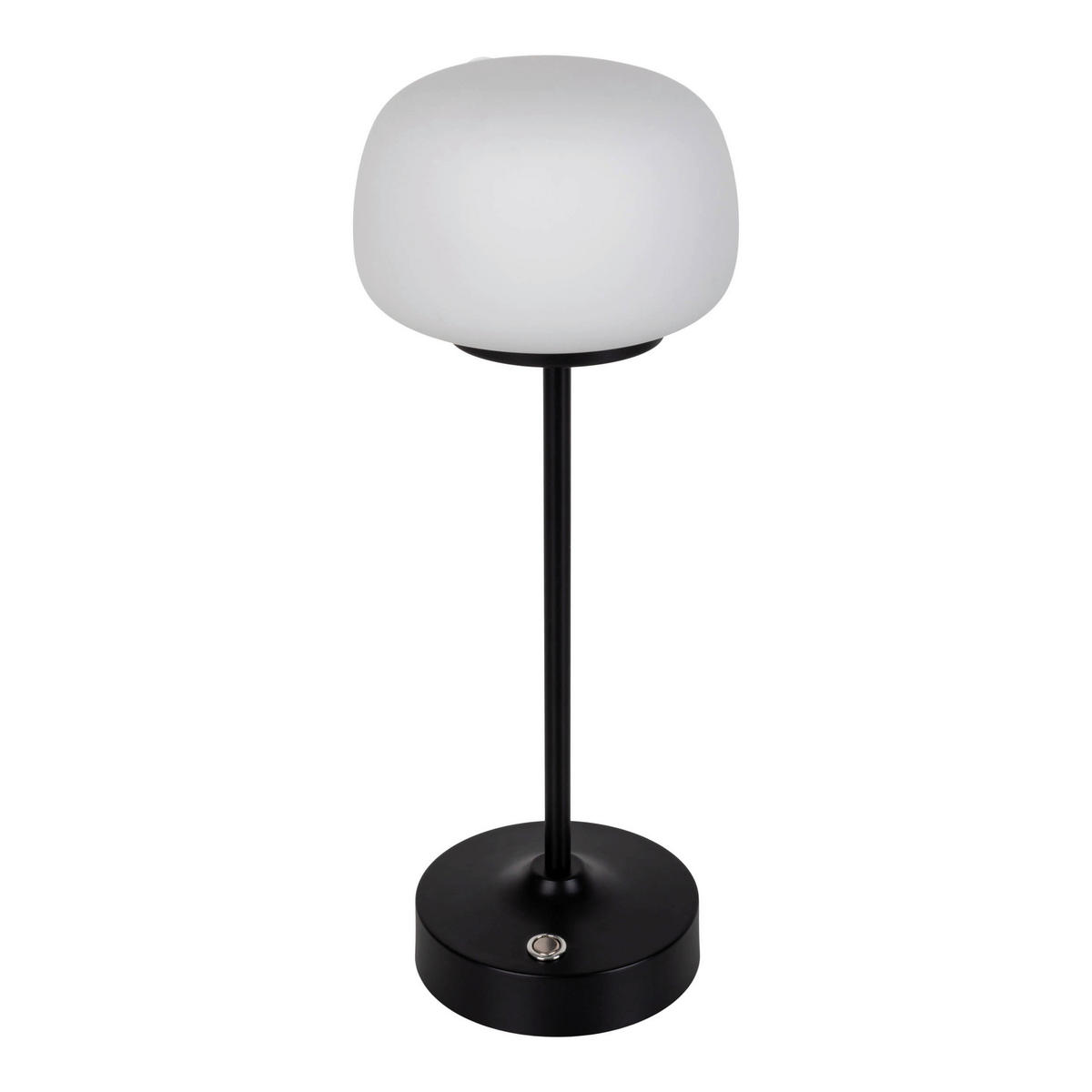 Näve Leuchten LED-Tischleuchte schwarz Glas Metall B/H/T/D: ca. 10,5x30x10,5x10,5 cm PINA - schwarz (10,50/30,00/10,50cm) - Näve Leuchten