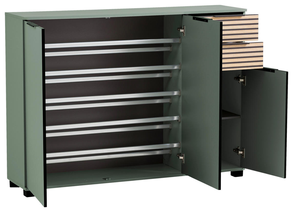Schuhschrank Alexa Pistazie B/H/T: ca. 141,9x105,5x35 cm Alexa - Pistazie (141,90/105,50/35,00cm) - Möbelpartner
