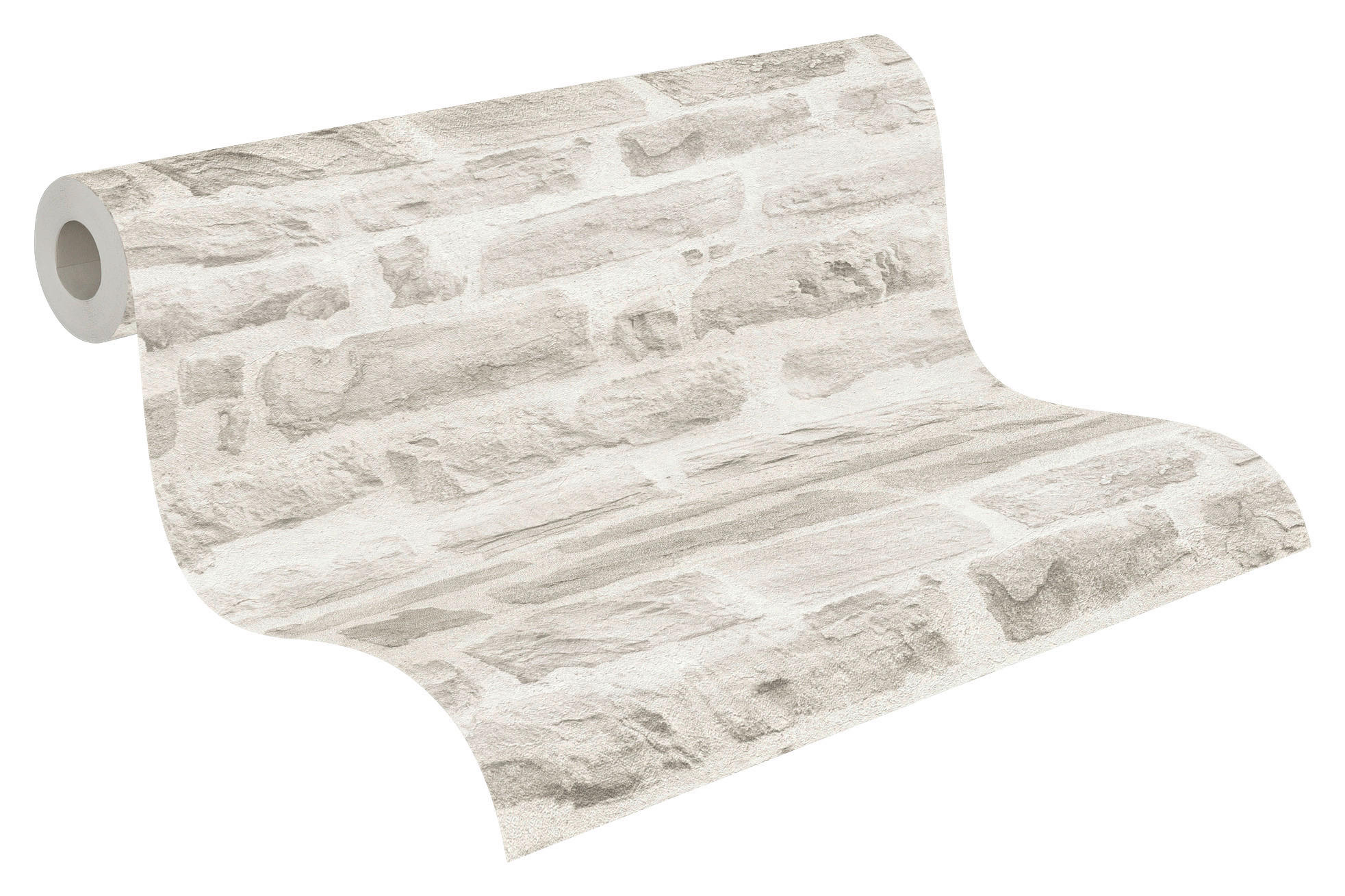 A.S.Creation Vliestapete Best of Wood`n Stone 2nd Edition Steine grau hellgrau B/L: ca. 53x1005 cm Best of Wood`n Stone 2nd Edition - hellgrau/grau (53,00/1005,00cm) - A.S.Creation