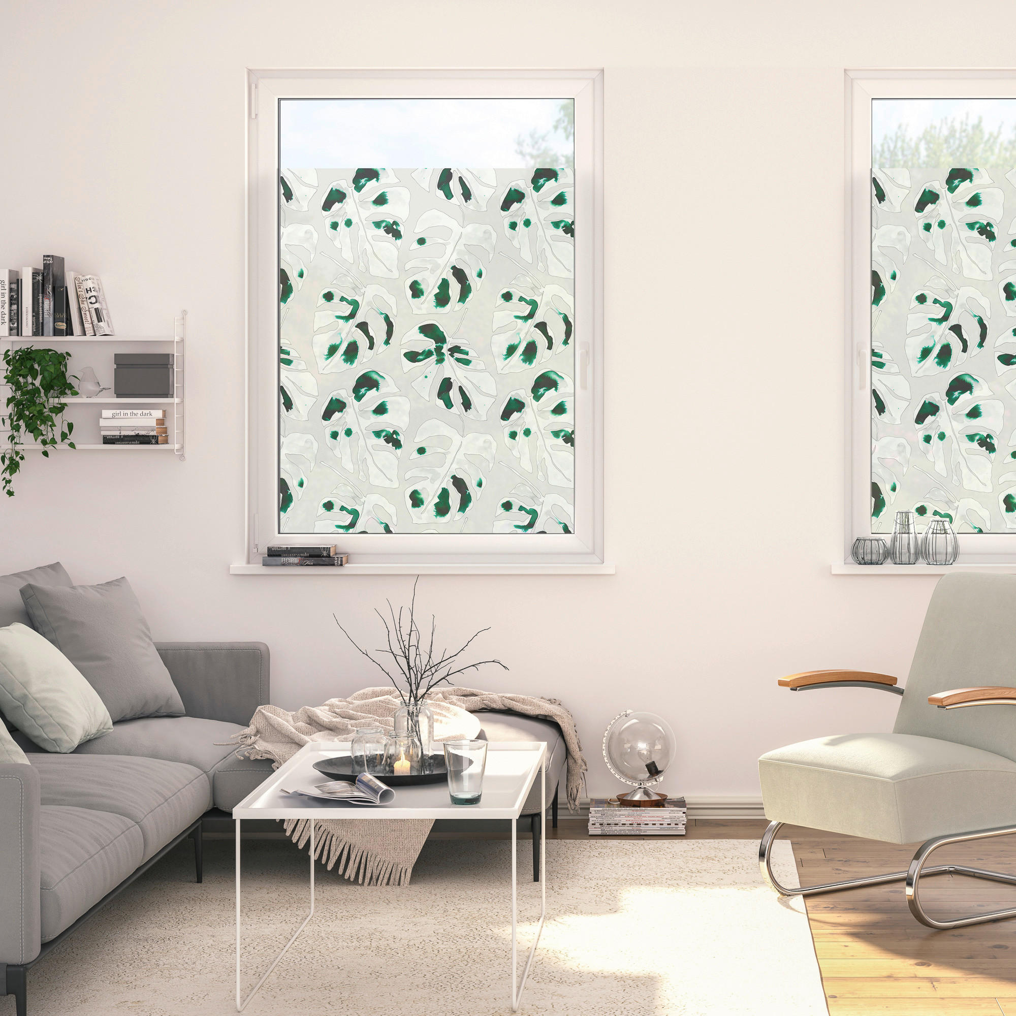 LICHTBLICK Fensterfolie Blätter grün B/L: ca. 50x50 cm ▷ online bei POCO  kaufen
