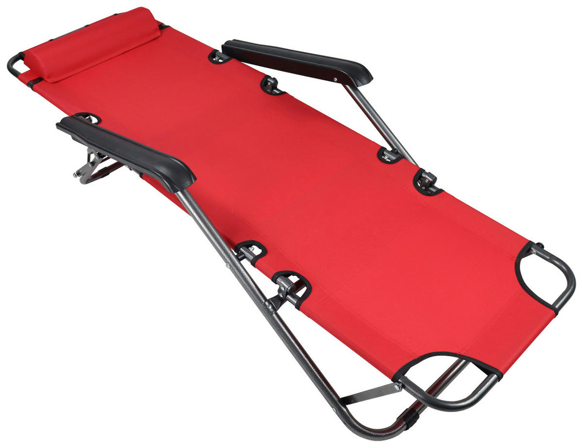 VCM Relaxliege Maltosa rot Textilene Maltosa - rot - VCM