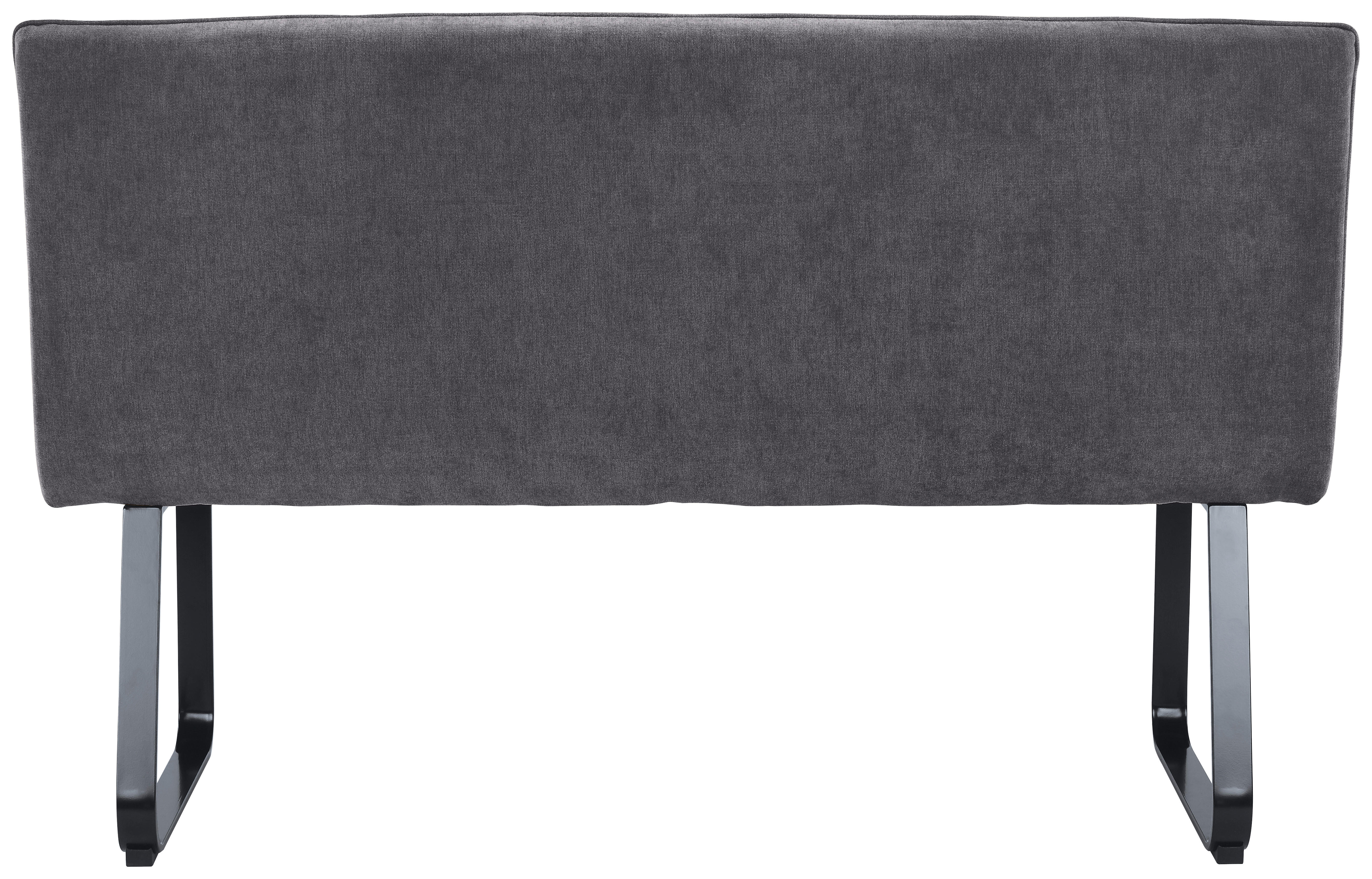 Bank TALEA dunkelgrau schwarz B/H/T: ca. 140x92x59 cm TALEA - schwarz/dunkelgrau (140,00/92,00/59,00cm) - byLIVING