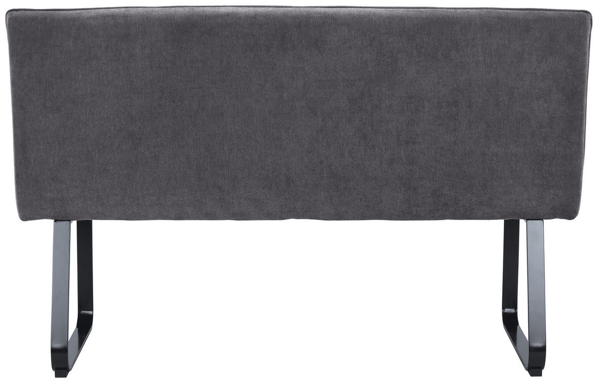 Bank TALEA dunkelgrau schwarz B/H/T: ca. 140x92x59 cm TALEA - schwarz/dunkelgrau (140,00/92,00/59,00cm) - byLIVING