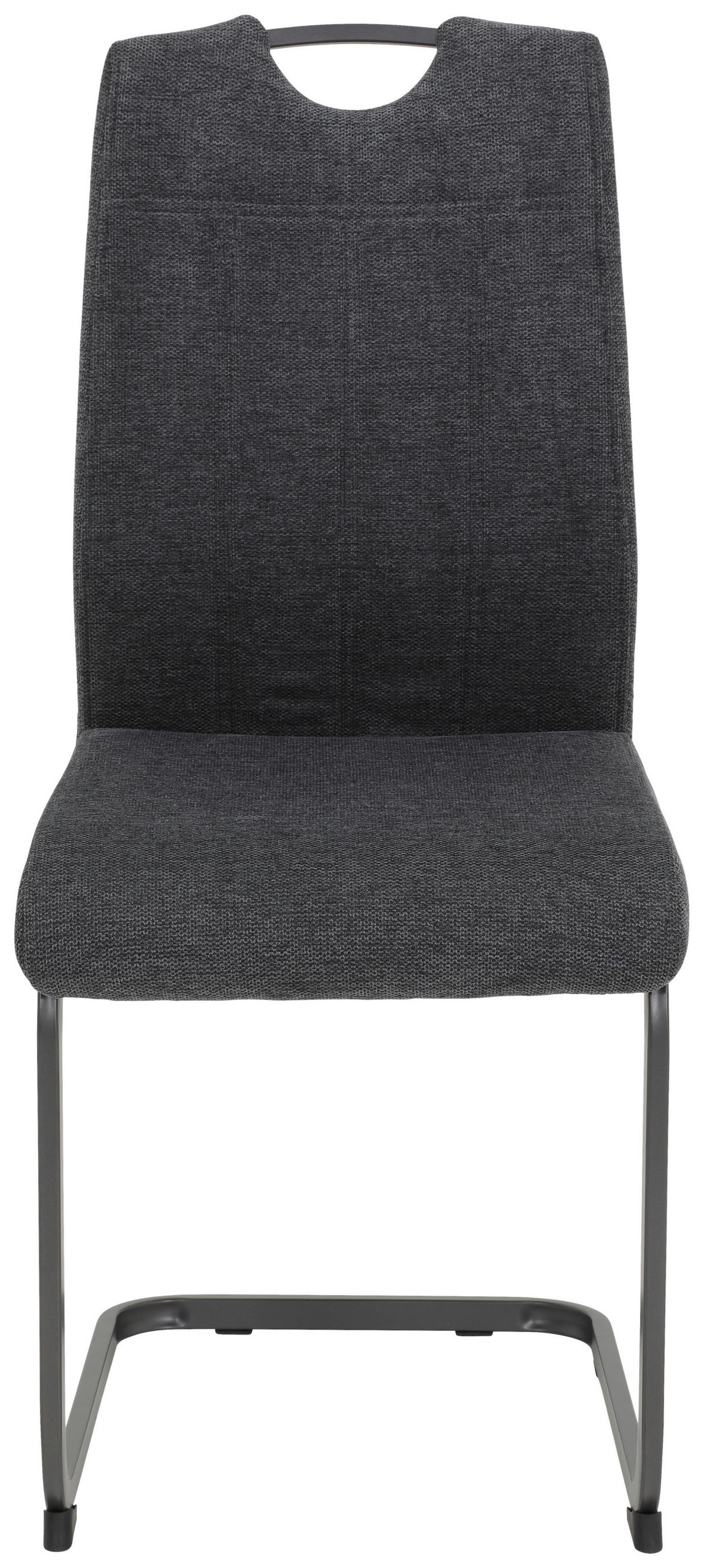 Schwingstuhl Britta anthrazit Vintage grau Webstoff B/H/T: ca. 44x100x59 cm Britta - anthrazit/grau (44,00/100,00/59,00cm)