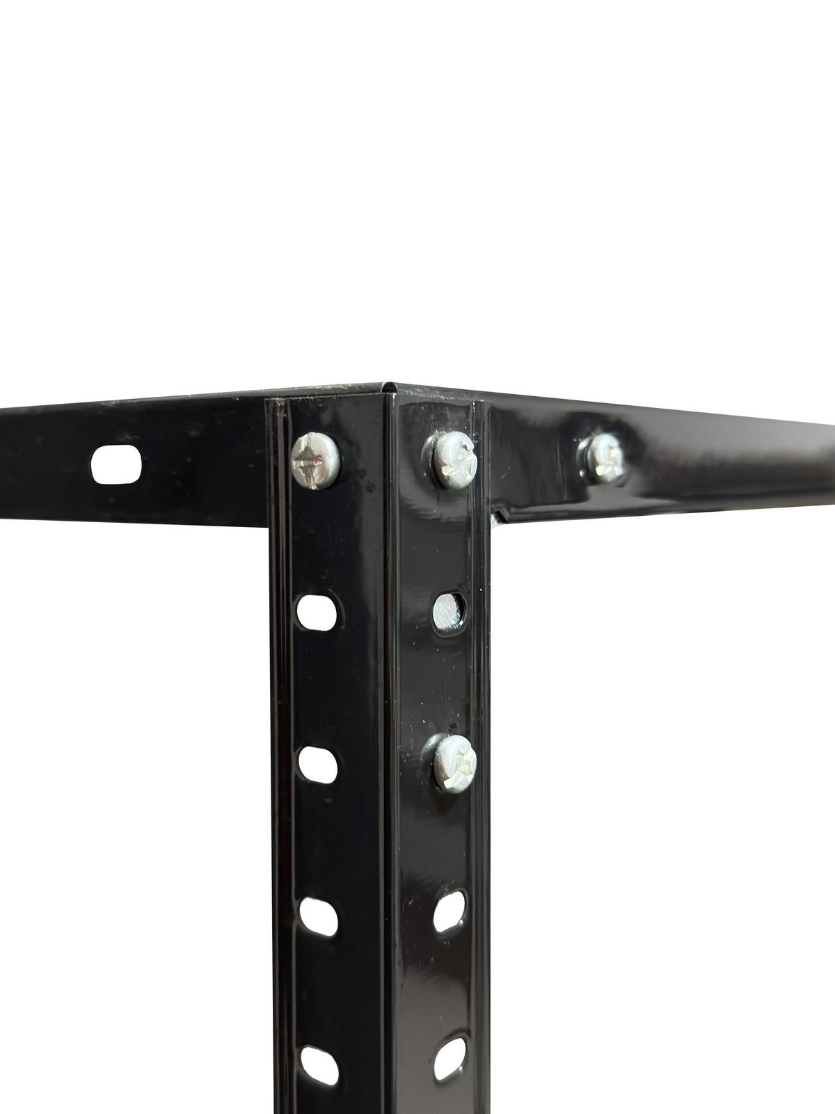 Schraubregal schwarz B/H/T: ca. 75x150x30 cm Schraubregal 150x75x30cm S - schwarz (75,00/150,00/30,00cm)