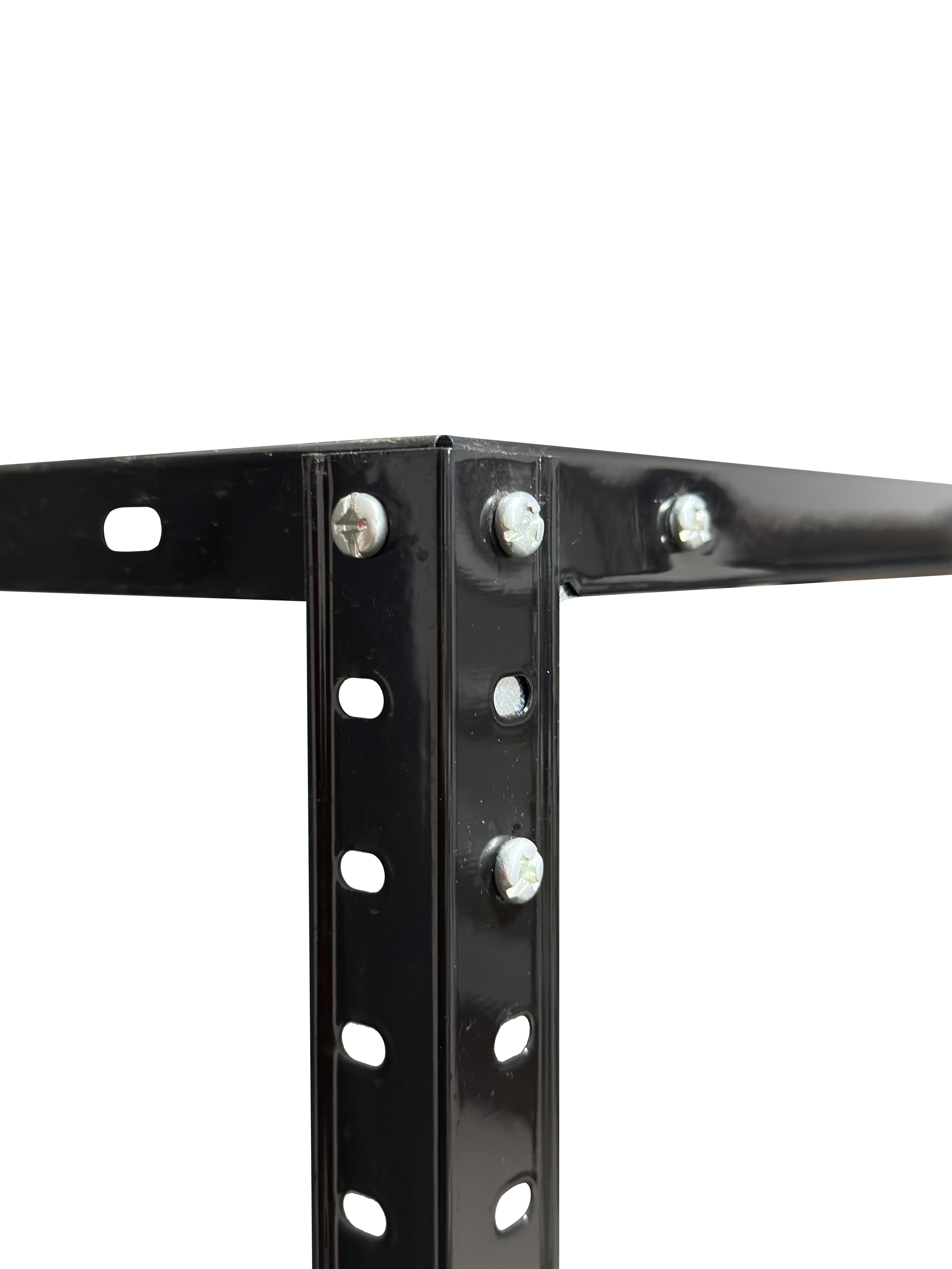 Thumbnail - Schraubregal schwarz B/H/T: ca. 75x150x30 cm