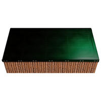 Grasekamp Abdeckplane für Pool eckig grün Kunststoff B/L: ca. 400x800 cm Abdeckplane_eckig_800x400cm - schwarz/grün (400,00/800,00cm) - Grasekamp