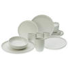 CreaTable Kombiservice Uno offwhite Steinzeug 16 tlg. Uno - offwhite - CreaTable