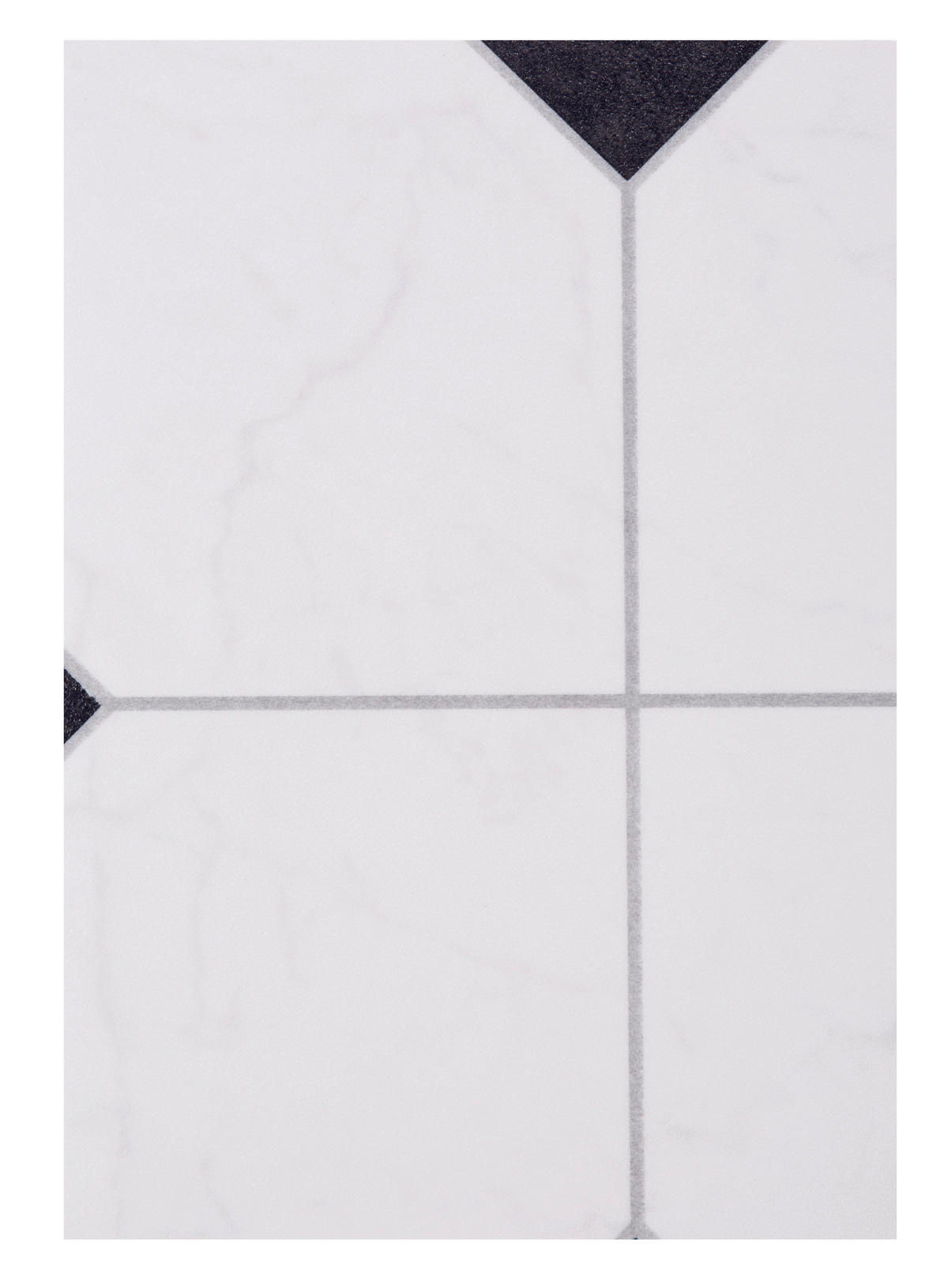 Vinylboden Strong Fliese B/L: ca. 200x500 cm pro Stück Strong - weiß/schwarz (200,00/500,00cm)