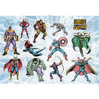 Komar Wandtattoo Marvel Comics Collection Disney Marvel Comics Collection B/L: ca. 100x70 cm Marvel Comics Collection - (100,00/70,00cm) - Komar