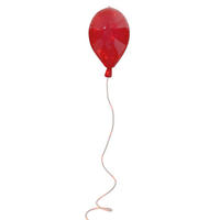 Näve Leuchten LED-Dekoballon rot Kunststoff B/H/T/D: ca. 35x50x35x35 cm LED-Dekoballon - rot (35,00/50,00/35,00cm) - Näve Leuchten