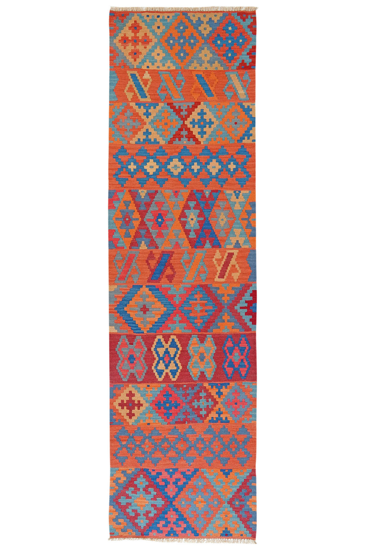 PersaTepp Teppich Kelim Gashgai bunt B/H/L: ca. 82x1x296 cm Kelim Gashgai - bunt (296,00/82,00/1,00cm) - PersaTepp