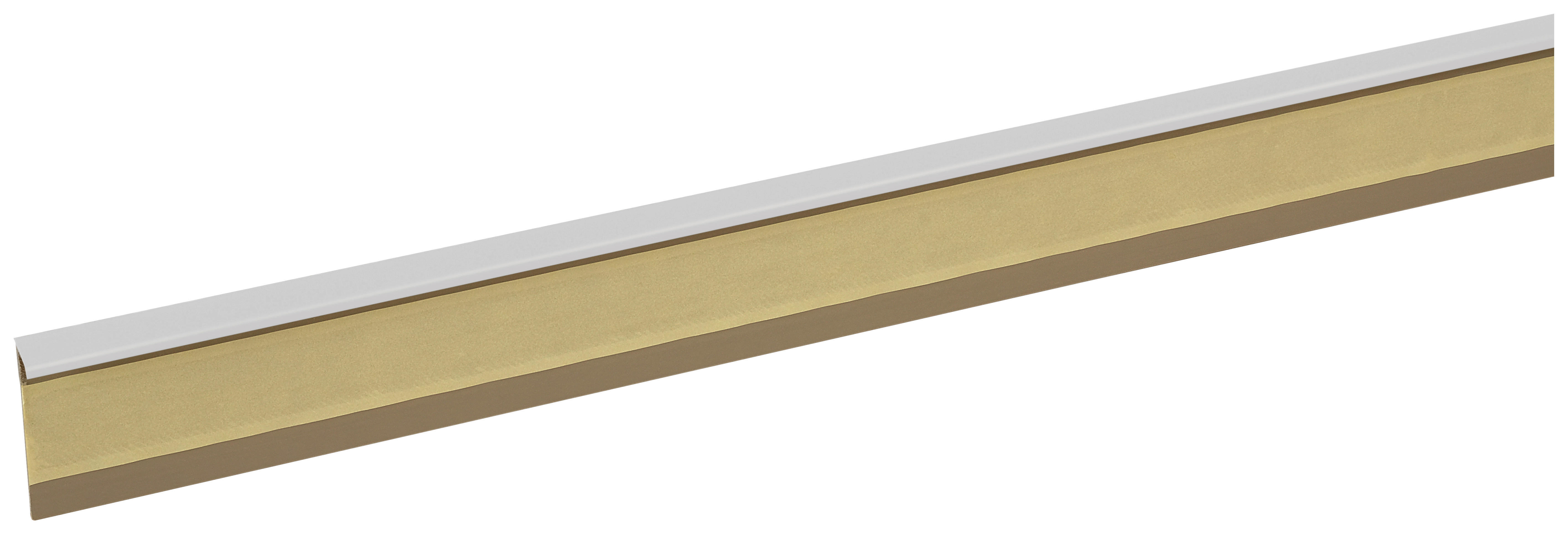 Einklebeleiste L/B/H: ca. 250x1,3x5 cm pro Stück Einklebeleiste 50mm weiß - weiß (250,00/1,30/5,00cm)