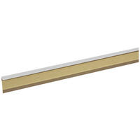 Einklebeleiste L/B/H: ca. 250x1,3x5 cm pro Stück Einklebeleiste 50mm weiß - weiß (250,00/1,30/5,00cm)
