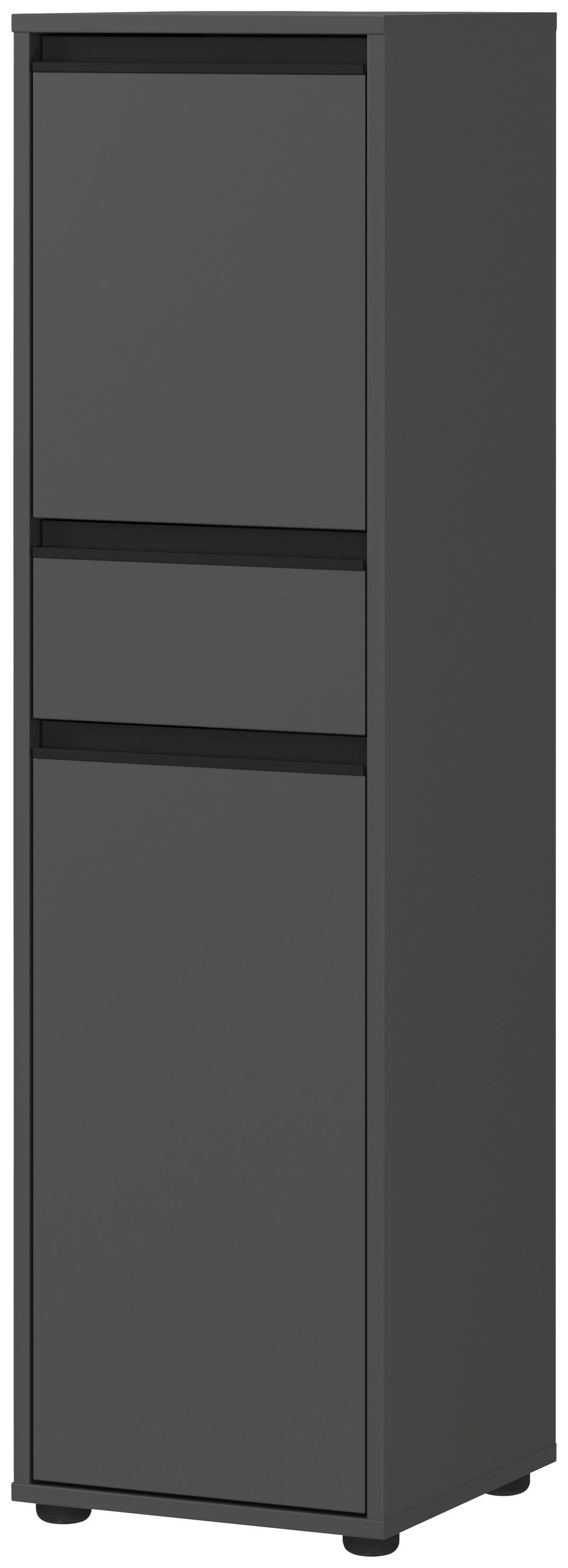 Schrank 2201-547 Graphit Optik B/H/T: ca. 33x121x34 cm 2201-547 - Graphit (33,00/121,00/34,00cm) - Germania