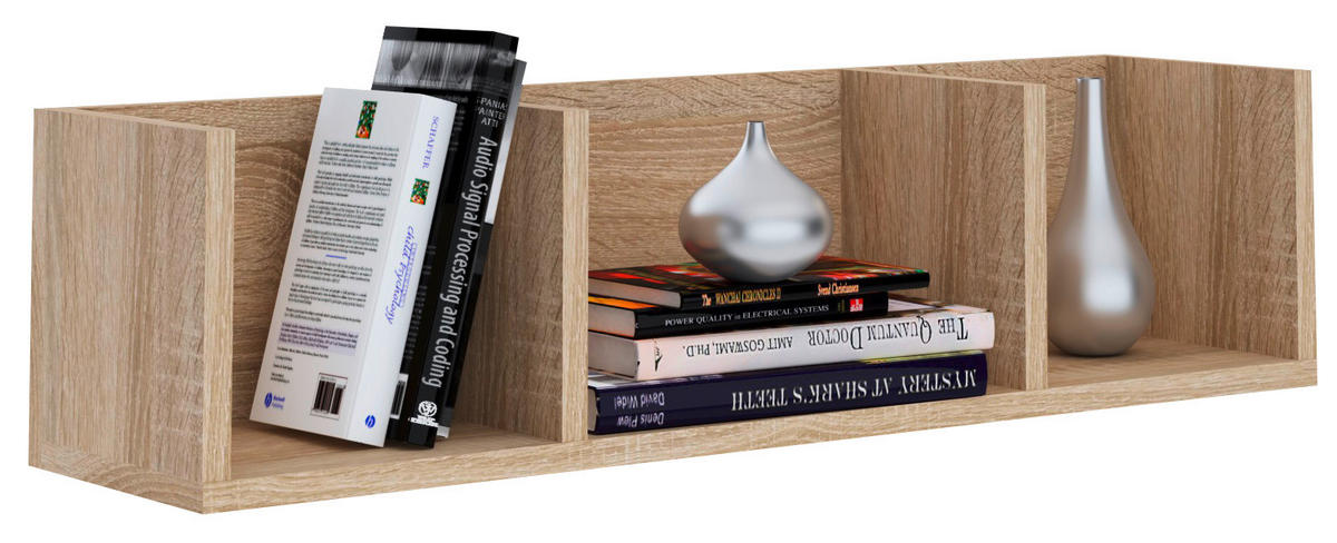 Wandregal Tim Eiche Sonoma Nachbildung B/H/T: ca. 75x18x18 cm Tim - Eiche (75,00/18,00/18,00cm)