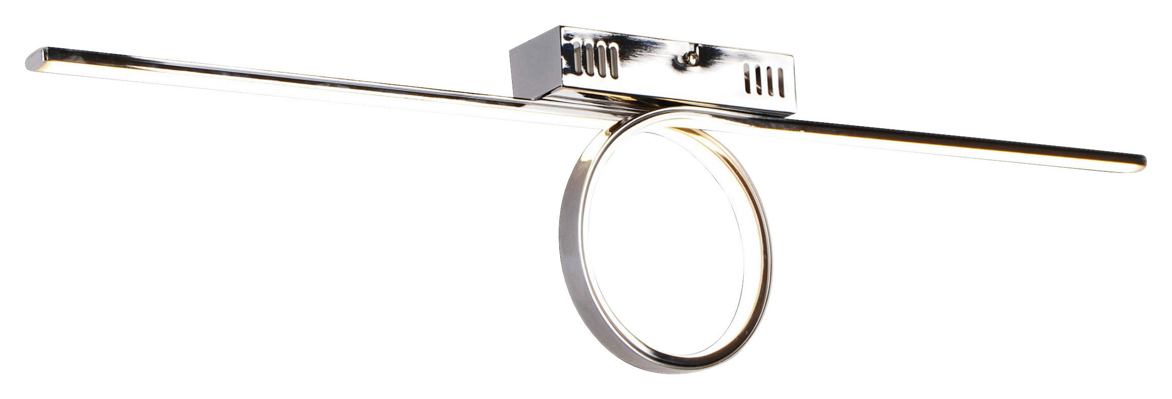 Näve Leuchten Deckenleuchte 1199542 Chrom Kunststoff Metall B/H/T: ca. 5x18,5x75 cm null 1 Brennstellen Loop - Chrom (5,00/18,50/75,00cm) - Näve Leuchten