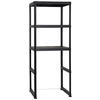 DEA Waschmaschinenregal schwarz B/H/T: ca. 75x187x57,5 cm Waschmaschinenregal_hoch - schwarz (75,00/187,00/57,50cm) - DEA