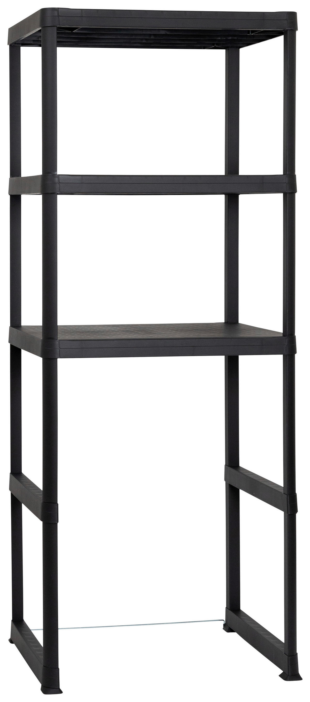 DEA Waschmaschinenregal schwarz B/H/T: ca. 75x187x57,5 cm Waschmaschinenregal_hoch - schwarz (75,00/187,00/57,50cm) - DEA