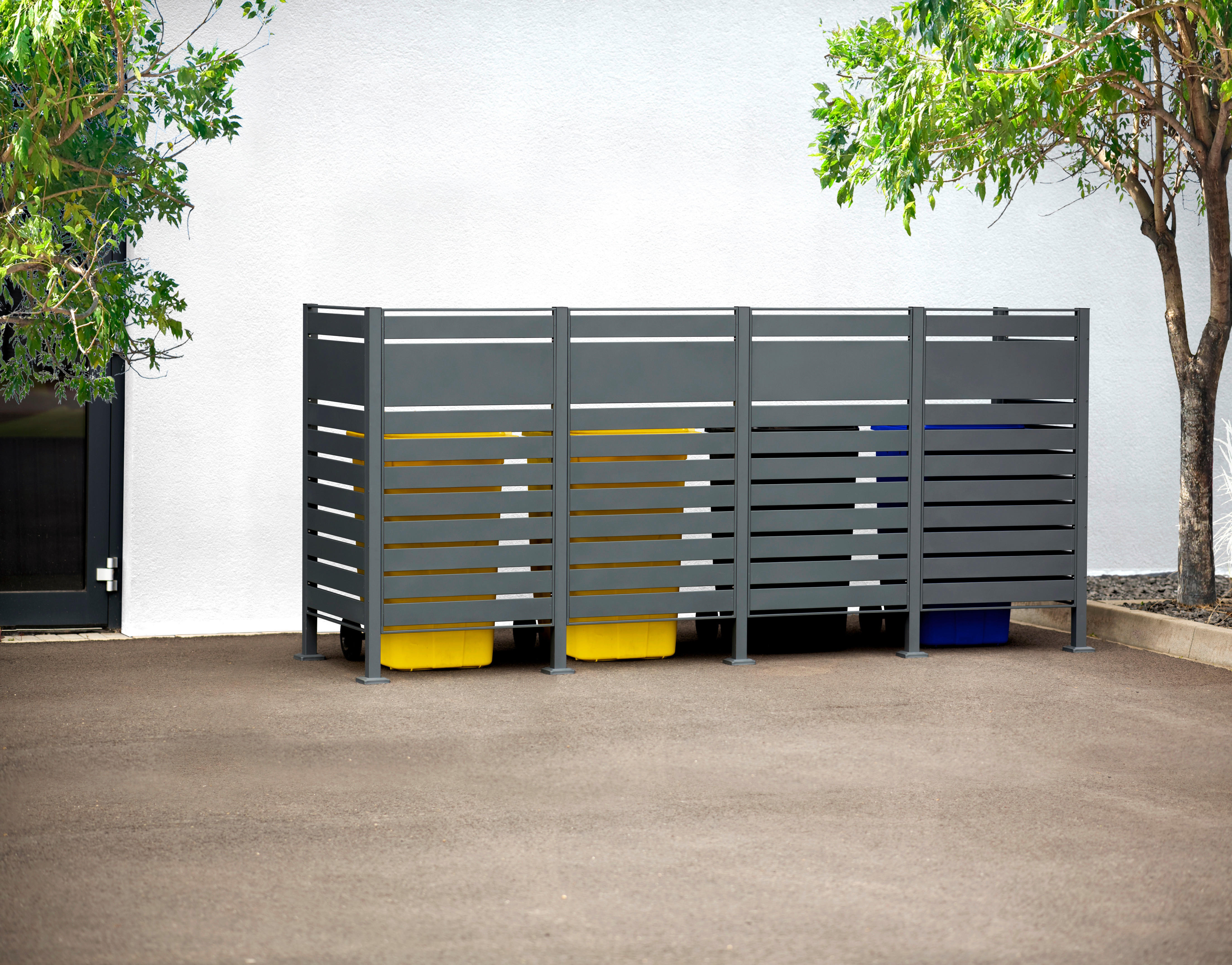 Westmann MülltonnenverkleidungBox Planum Box Planum - anthrazit (90,00/330,00/120,00cm) - Westmann