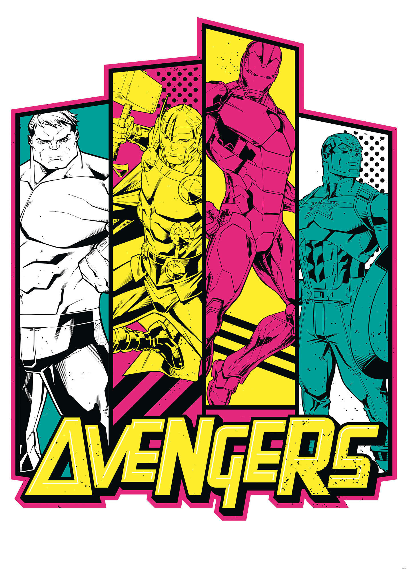 Komar Fototapete Avengers Flash IADX4-064 B/H: ca. 200x280 cm Avengers Flash IADX4-064 - (200,00/280,00cm) - Komar