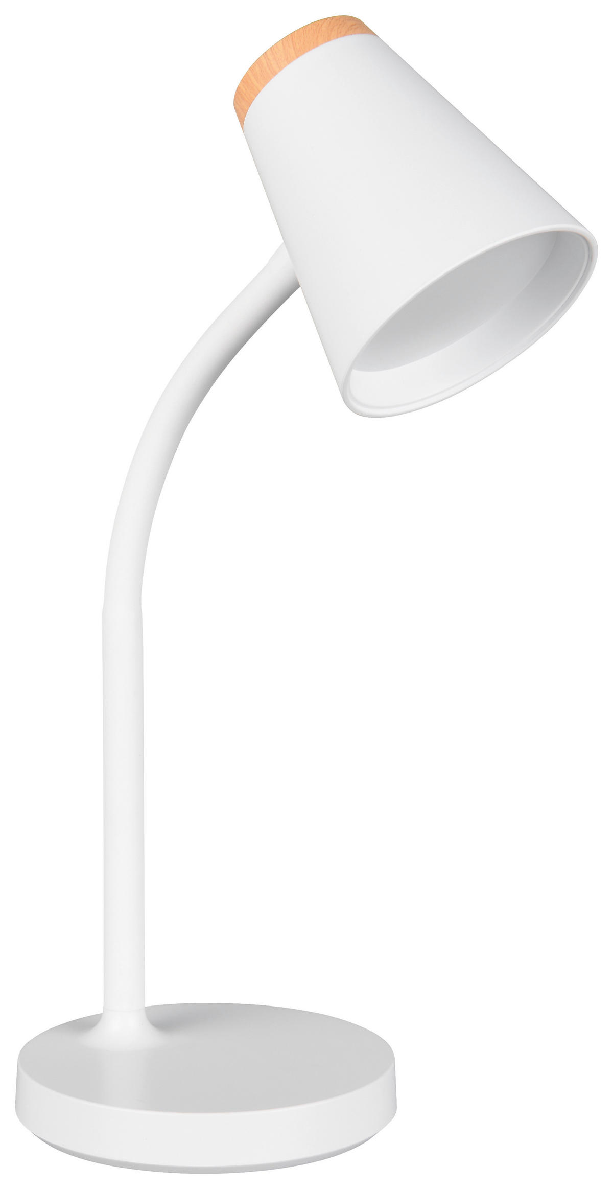 Reality LED-Tischleuchte weiß Kunststoff H/D: ca. 36x13 cm LED-Tischleuchte_Hadley - weiß (13,00/36,00cm) - Reality