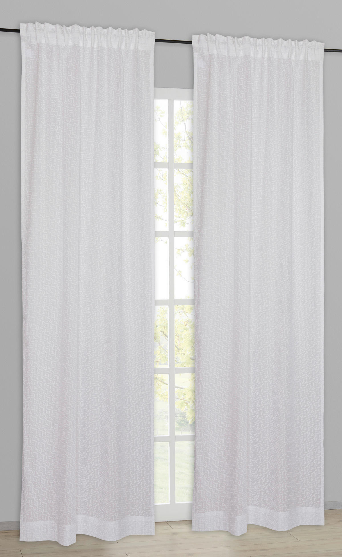 Esprit Kombivorhang E-Scatter weiß B/L: ca. 130x250 cm E-Scatter - weiß (130,00/250,00cm) - Esprit