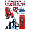 Dekosticker London bunt B/L: ca. 50x70 cm 2 tlg. Dekosticker London - bunt (50,00/70,00cm)