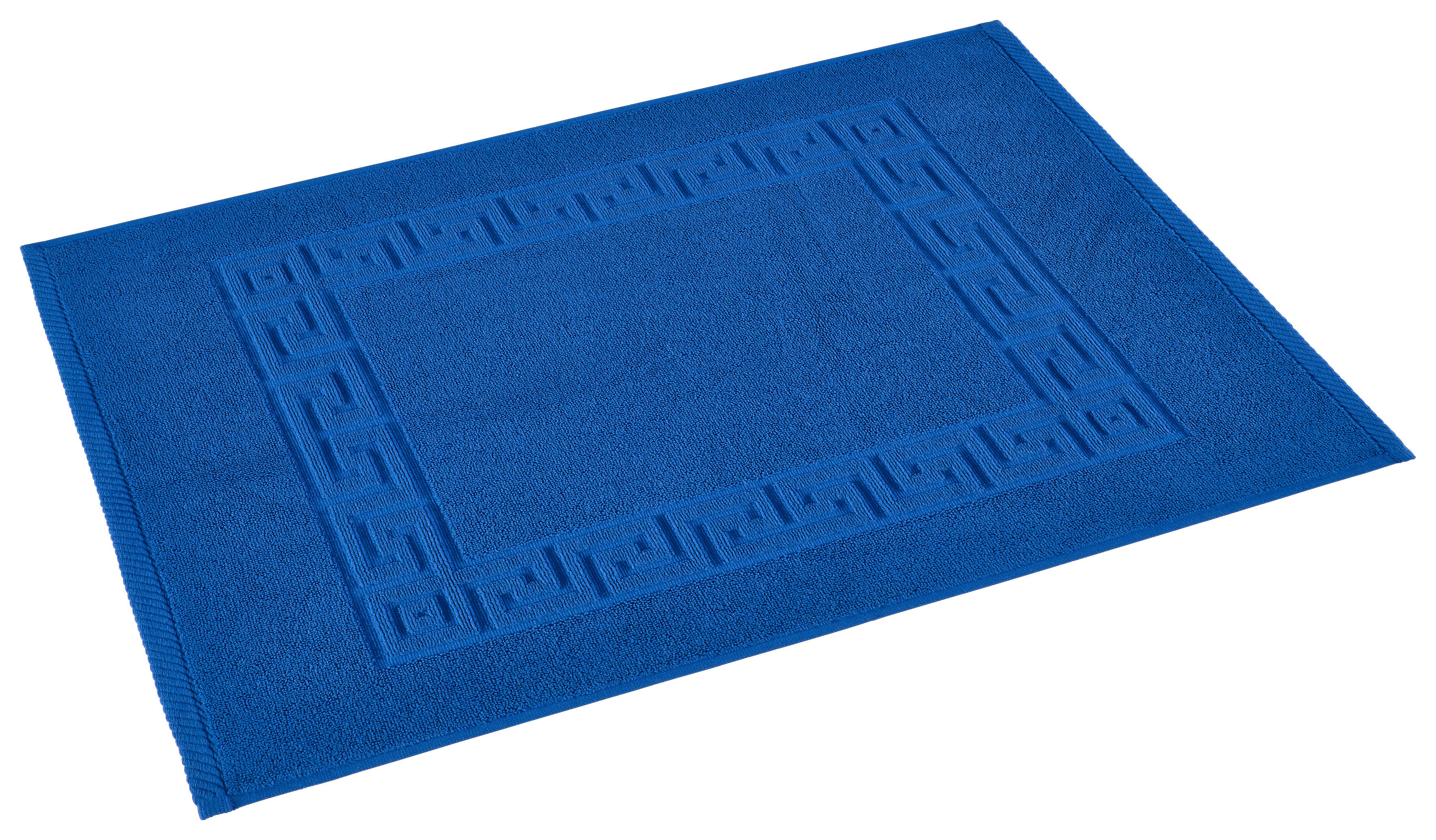 POCOline Duschvorleger Mäander Mäander - blau (50,00/70,00cm) - POCOline