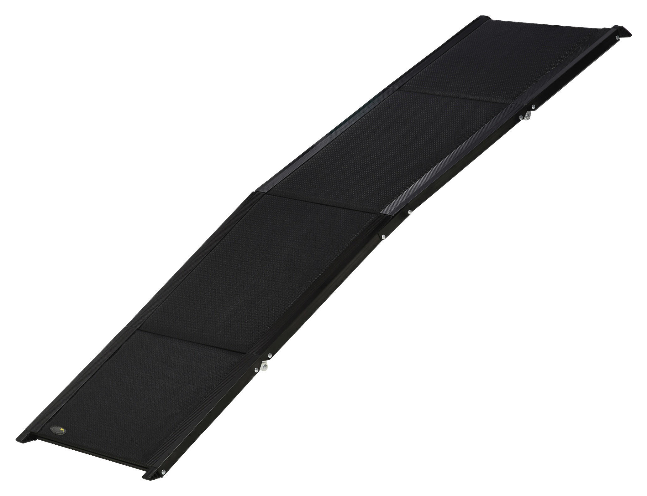 PawHut Klappbare Haustierrampe schwarz Aluminium B/H/L: ca. 43,5x158x2,5 cm Haustierrampe - schwarz (2,50/43,50/158,00cm) - PawHut