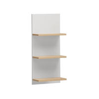 Regal Emmik weiß matt Eiche Eiche weiß Nachbildung B/H/T: ca. 30,3x70,2x17,45 cm Emmik - Eiche/weiß (30,30/70,20/17,45cm) - Möbelpartner